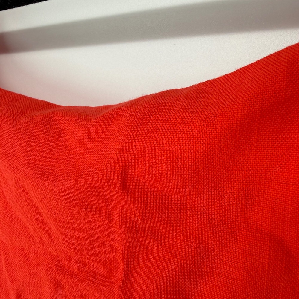 KATE SPADE X TARGET SLEEVELESS RED SHIFT DRESS SCALLOPED HEM NWT MEDIUM - Picture 2 of 8